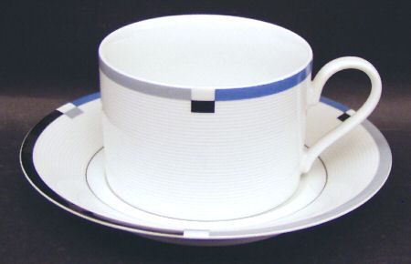 Couture Flat Cup & Saucer Set
