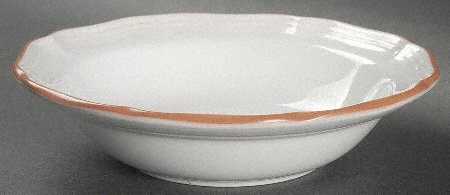 Countryside White Rim Fruit/Dessert (Sauce) Bowl