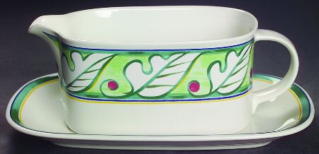 Color Vive Gravy Boat & Underplate (Relish/Butter)