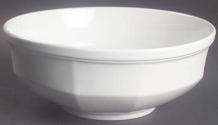 Continental White 8" Round Vegetable Bowl