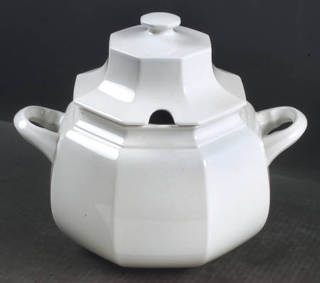 Continental White Tureen &  Lid