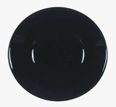 Crescent Black Coupe Soup Bowl