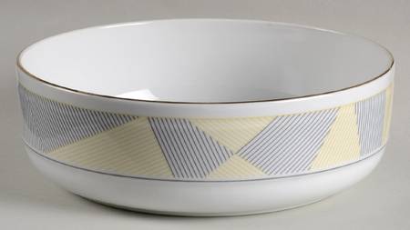 Criss Cross 9" Round Vegetable Bowl