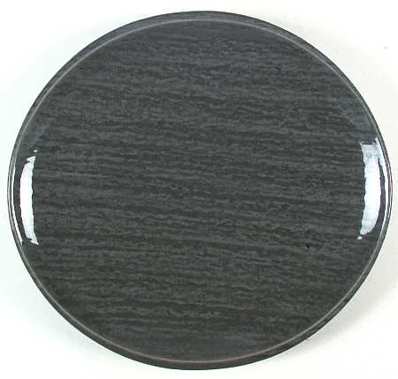 Crescent Charcoal Dinner Plate