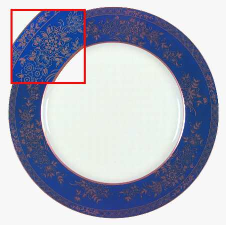 Crown Jewel Blue Dinner Plate