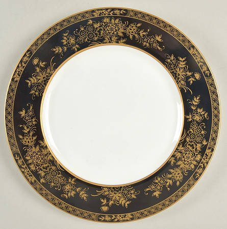 Crown Jewel Onyx Salad Plate