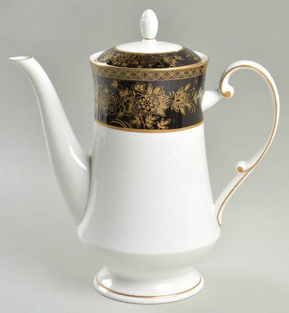 Crown Jewel Onyx Coffee Pot & Lid