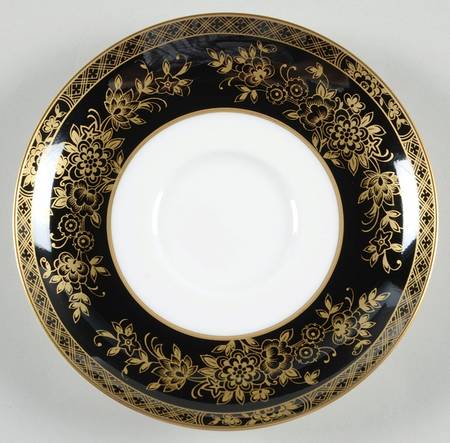 Crown Jewel Onyx Saucer for Demitasse Cup