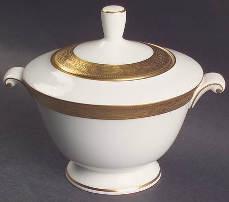 Crown Jewel  Sugar Bowl & Lid