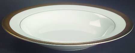 Crown Jewel  Large Rim Soup Bowl by Mikasa