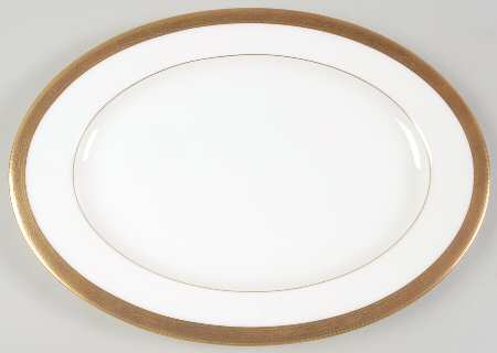 Crown Jewel  12" Oval Serving Platter
