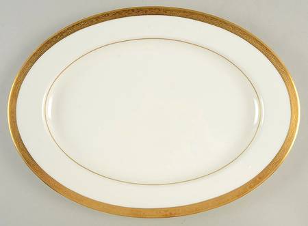 Crown Jewel  14" Oval Serving Platter