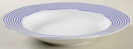 Crossroads Blue Rim Soup Bowl
