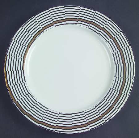 Crossroads Ebony Dinner Plate