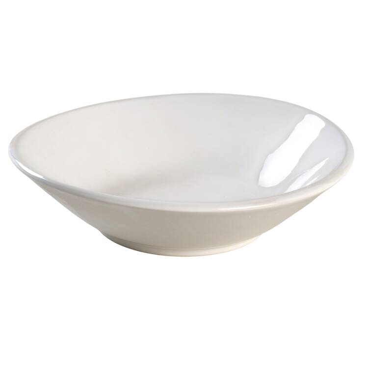 Crescent White Coupe Soup Bowl