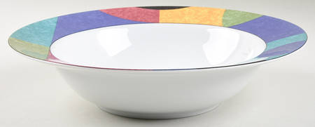 Currents Forte' 10" Round Vegetable Bowl