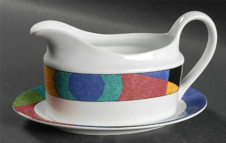 Currents Forte' Gravy Boat & Underplate