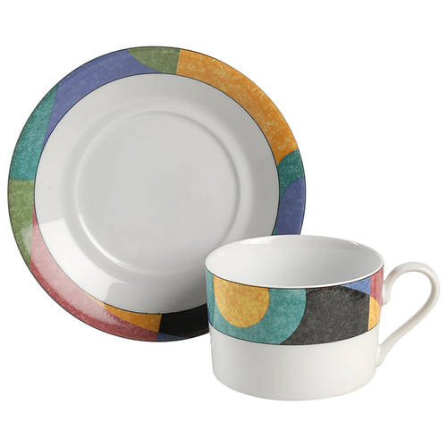 Flat Cup & Saucer Set