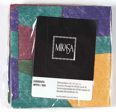 Currents Package of Paper Beverage Napkins