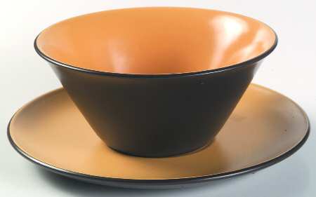 Curry Yellow Gravy Boat & Underplate