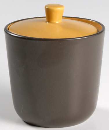 Curry Yellow Sugar Bowl & Lid