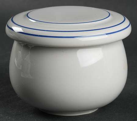 Danish Blue Sugar Bowl & Lid