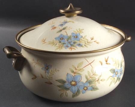 Day Dreams 4 Quart Metal Covered Casserole