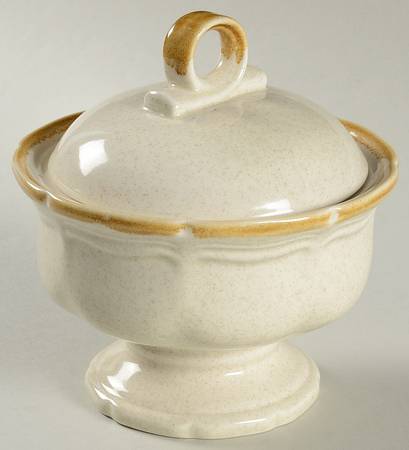 Garden Club Sugar Bowl & Lid