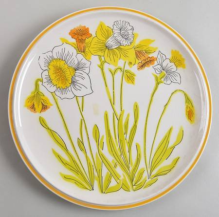 Daffodils 12" Chop Plate (Round Platter)