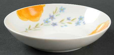 Dancing Flowers Fruit/Dessert (Sauce) Bowl