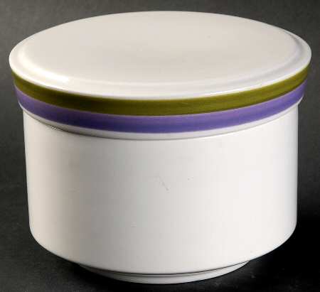 Dancing Flower Sugar Bowl & Lid