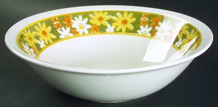 Daisies 9" Round Vegetable Bowl
