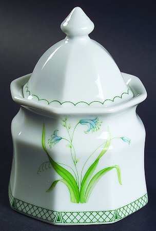 Day Lilies Sugar Bowl & Lid
