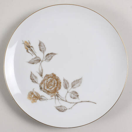 Damask Rose Salad Plate