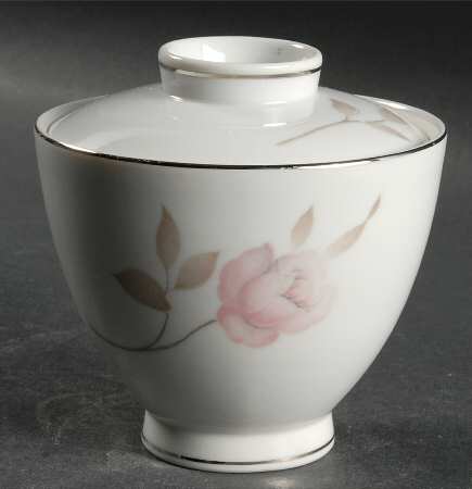 Dawn Rose Sugar Bowl & Lid