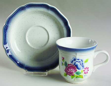 Debonair Flat Cup & Saucer Set