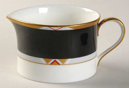 Deco Black Creamer by Mikasa