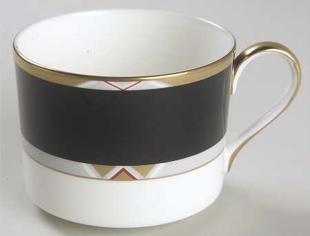 Deco Black Flat Cup