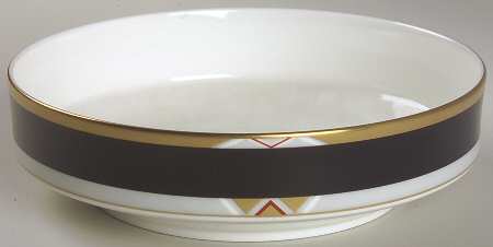 Deco Black Coupe Soup Bowl