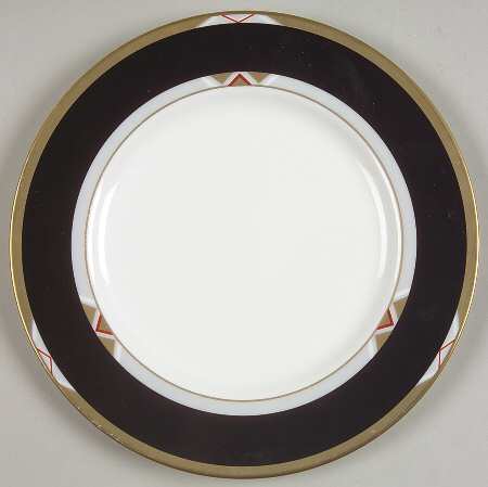 Deco Black Salad Plate by Mikasa