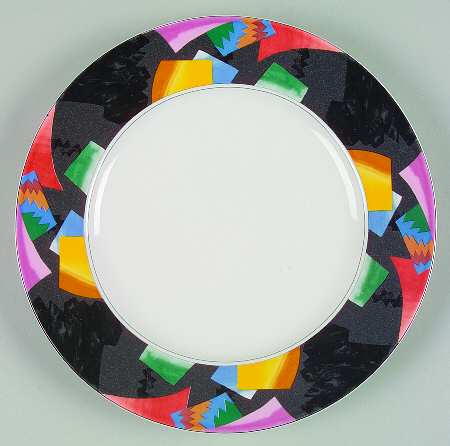 Decoupage Salad Plate