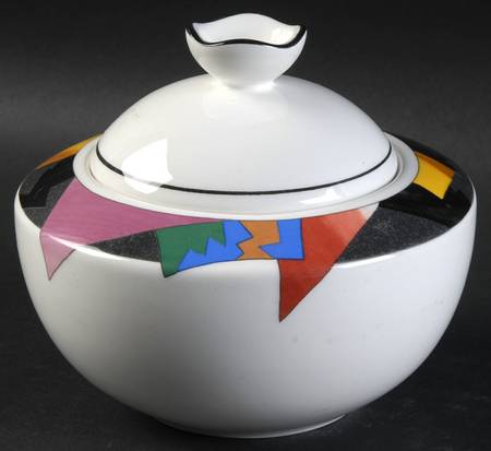 Decoupage Sugar Bowl & Lid