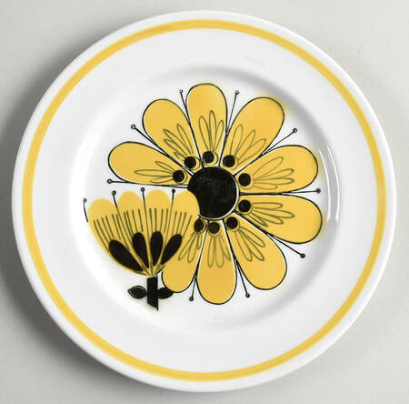 Desert Flower Salad Plate