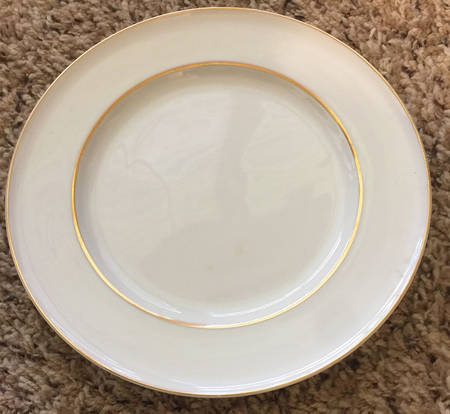 Deco Gold Salad Plate