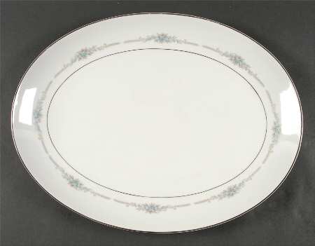 Delphina 16" Oval Serving Platter by Mikasa