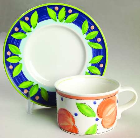 Delicious Flat Cup & Saucer Set