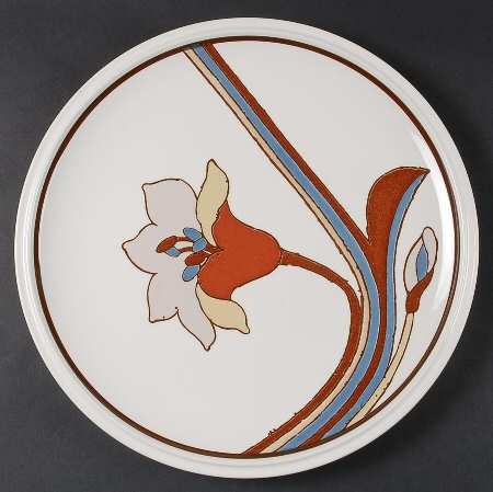 Deco Lily 12" Chop Plate (Round Platter)