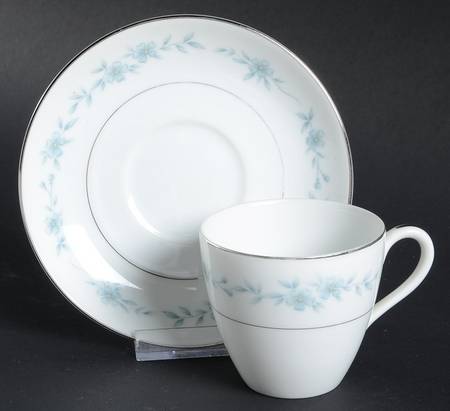 Delphina Flat Demitasse Cup & Saucer Set