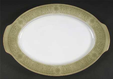 Della Robbia 17" Oval Serving Platter