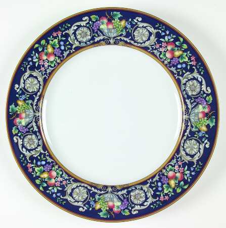 Della Robbia Blue 12" Chop Plate (Round Platter)